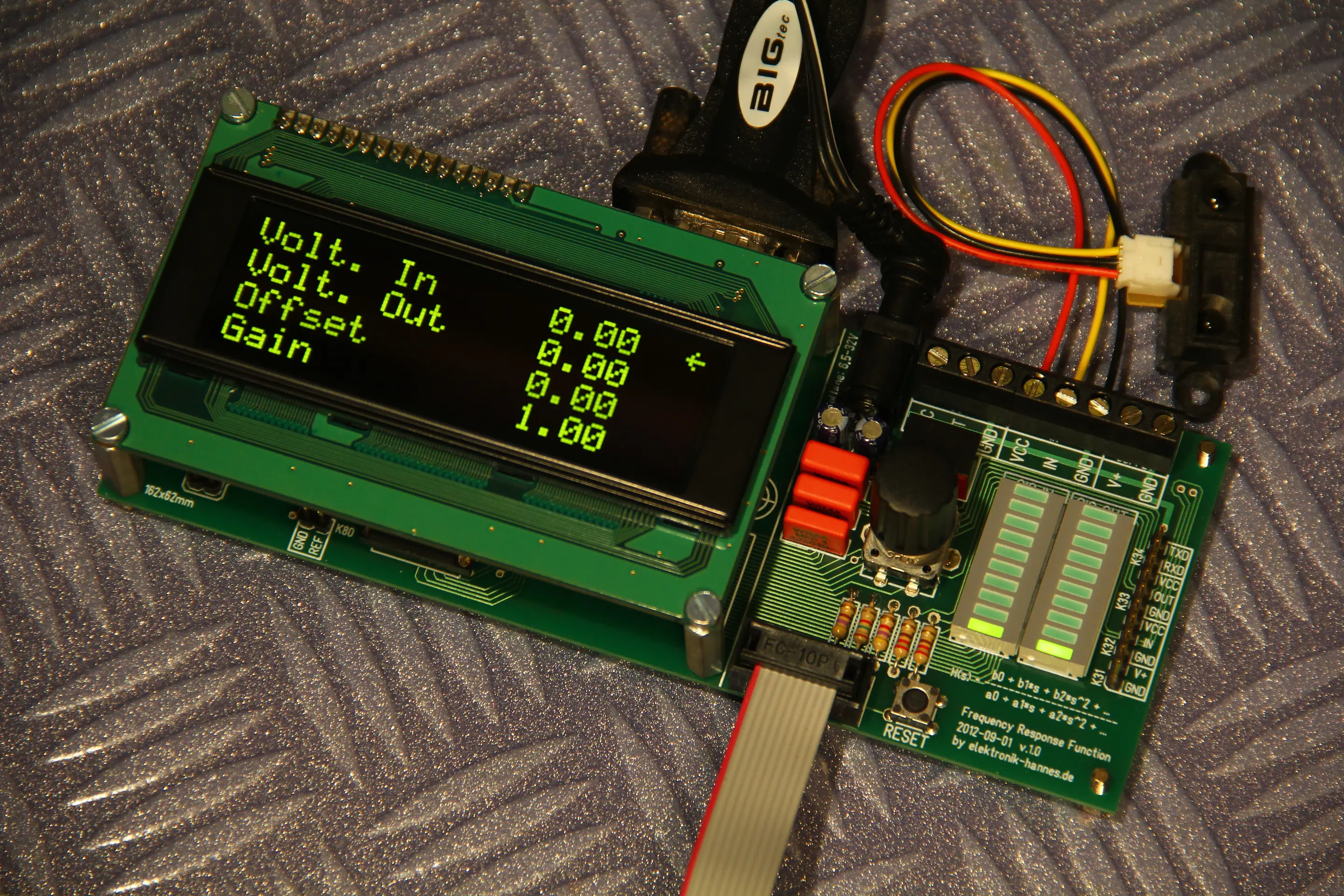 Projekt Prozessregler Platine PCB mit Display und Peripherie