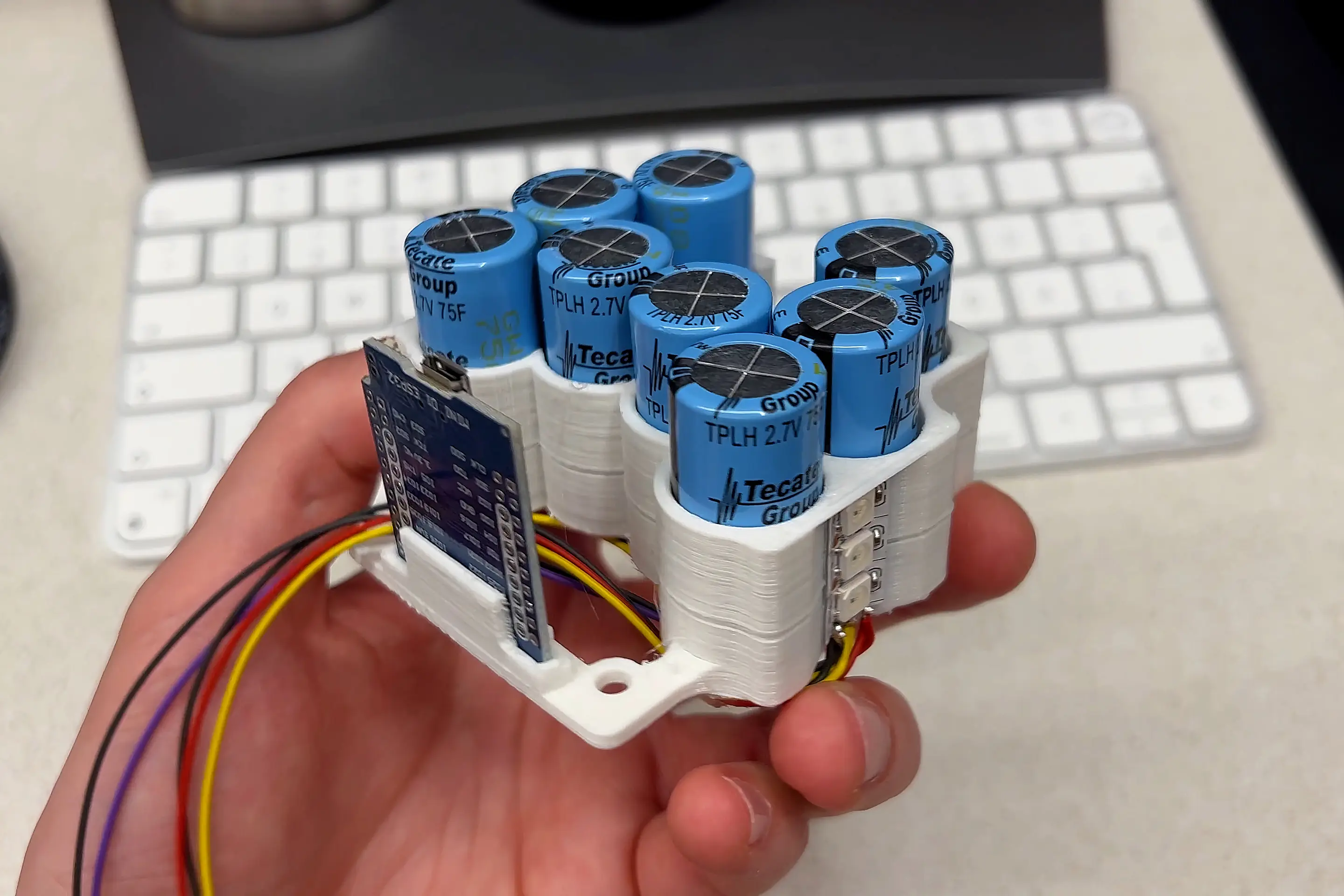 Projekt Sensor Box IMU Elektronik Kondensatoren