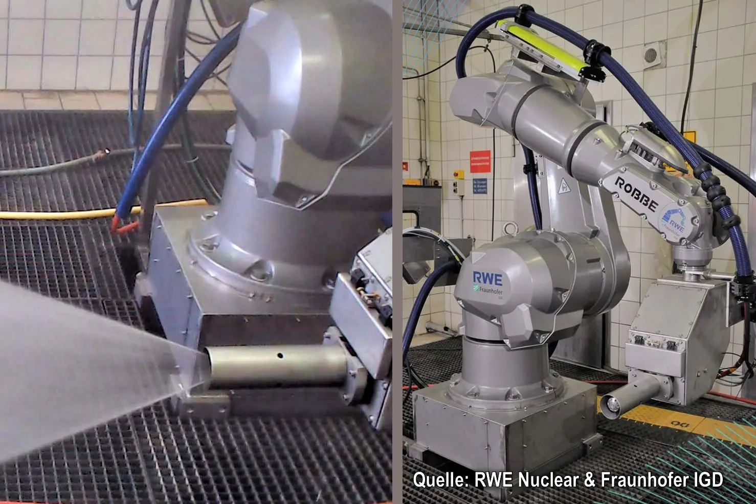 Projekt Sensor Box RWE Nuclear Frauenhofer IGD Projekt ROBBE Roboter