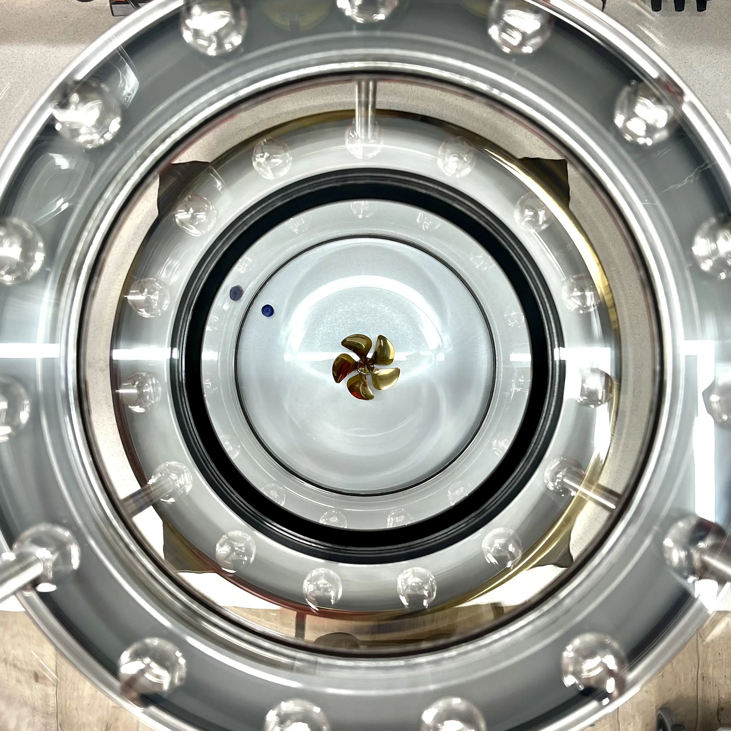 projekt messeexponat details rohrsegmente und flansche innen