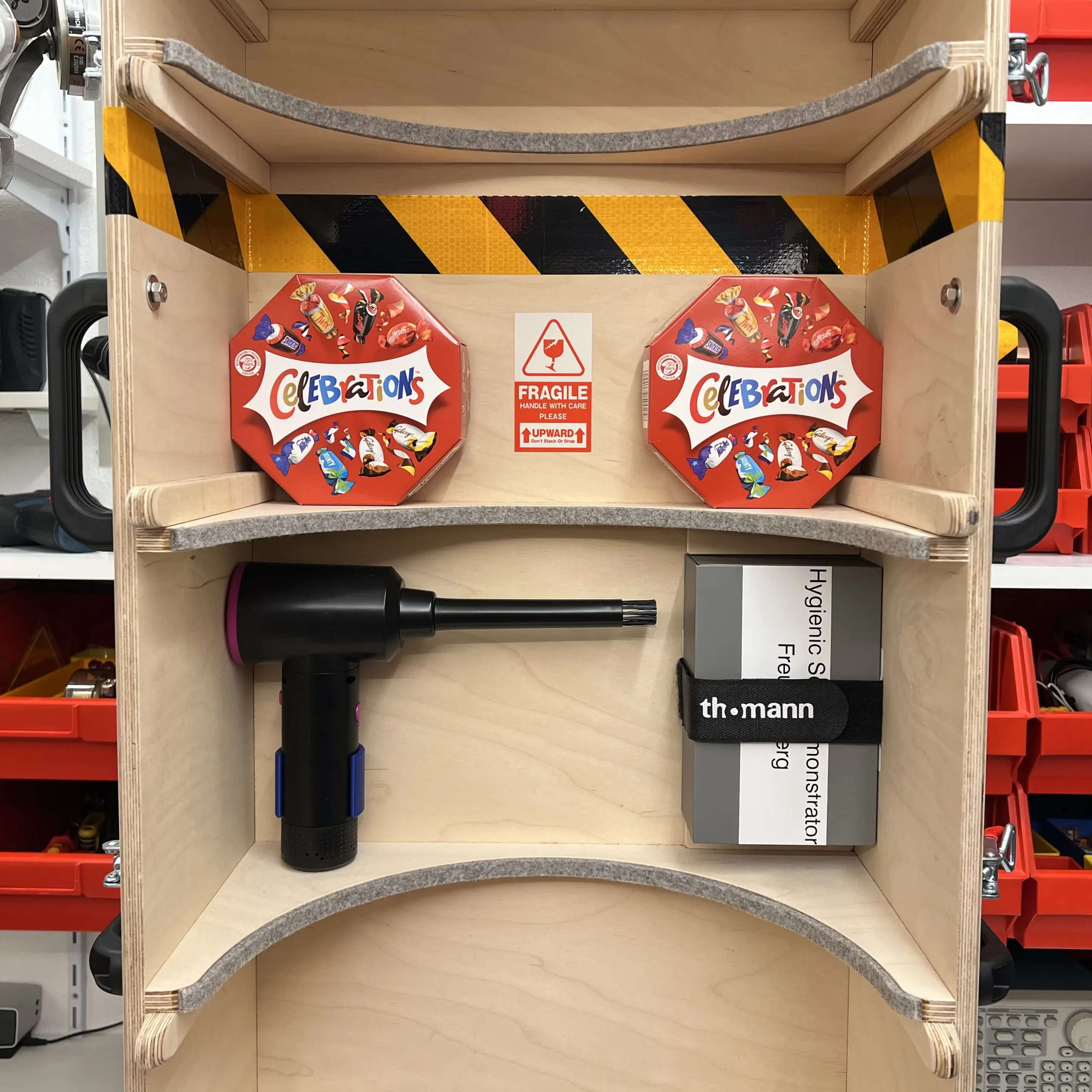 Projekt Messeexponat Details Transportkiste Zubehör