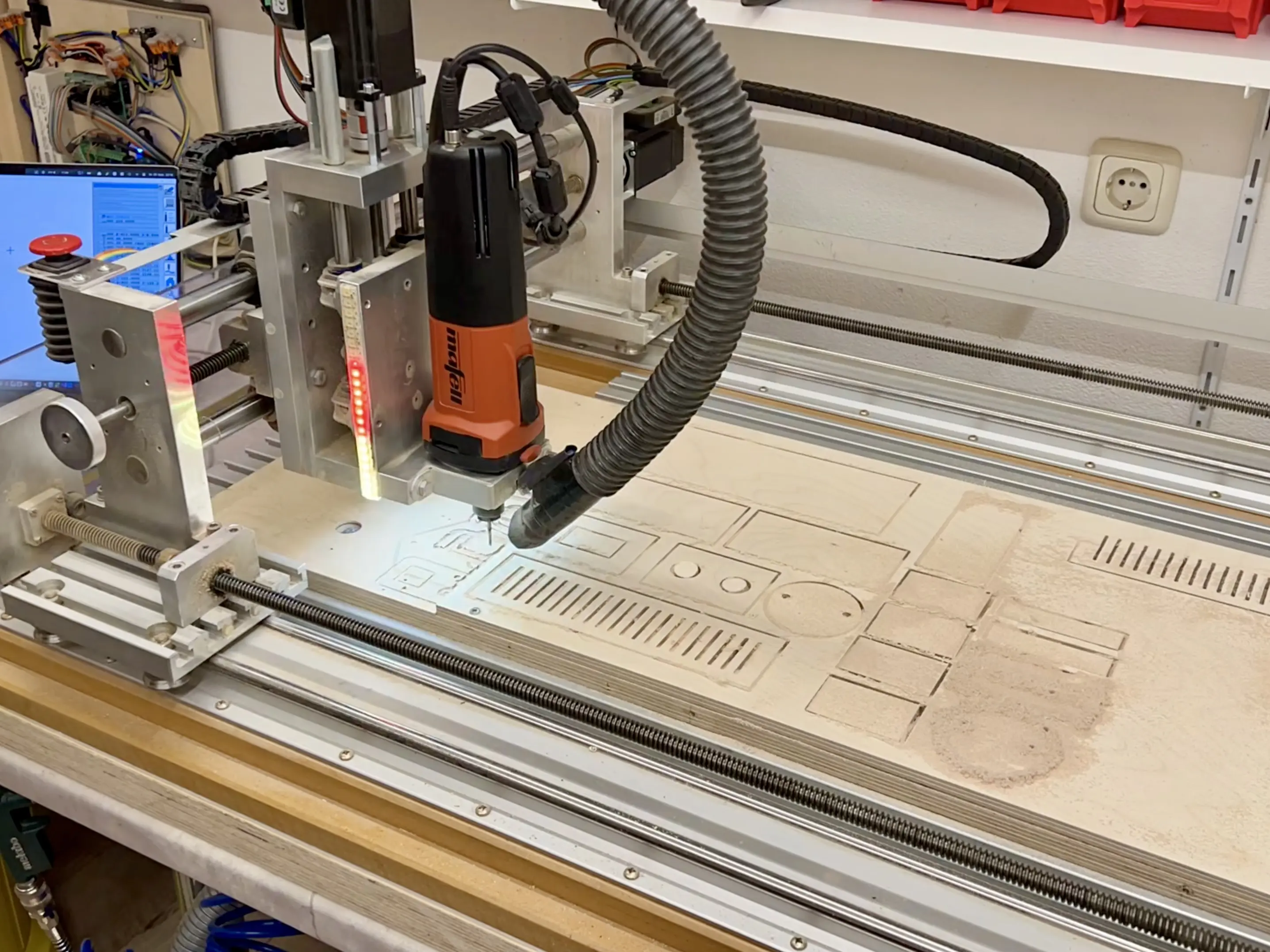 projekt radar demonstrator cnc fraese