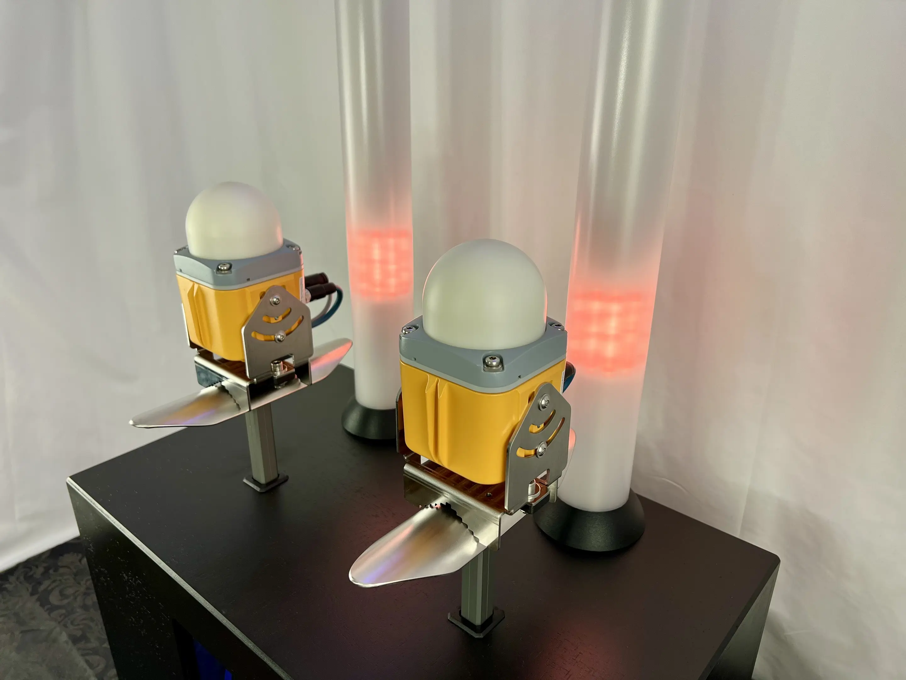 projekt radar demonstrator led effekt sensorposition