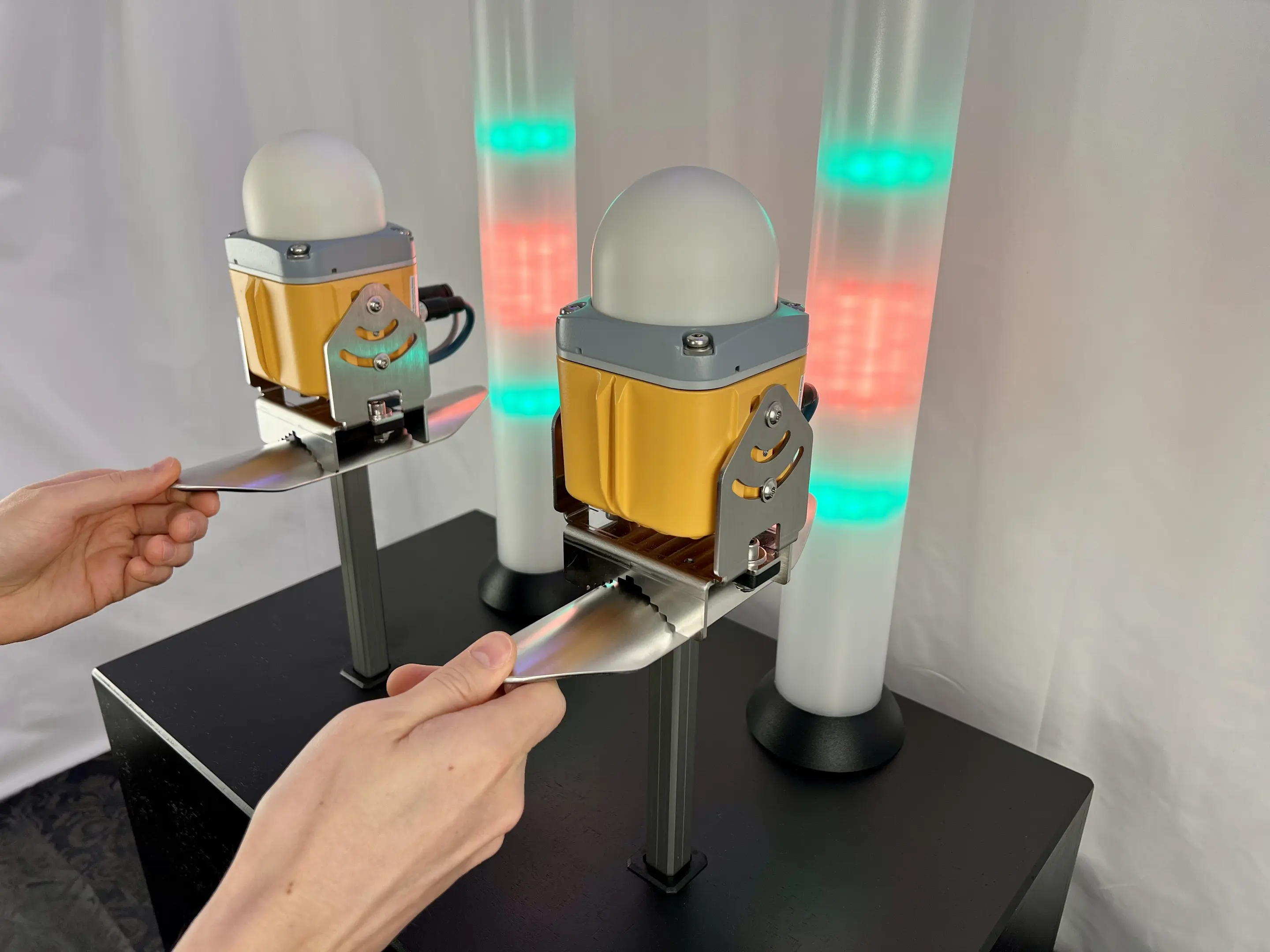 Projekt Radar Demonstrator LED Effekt Synchrone Bewegung