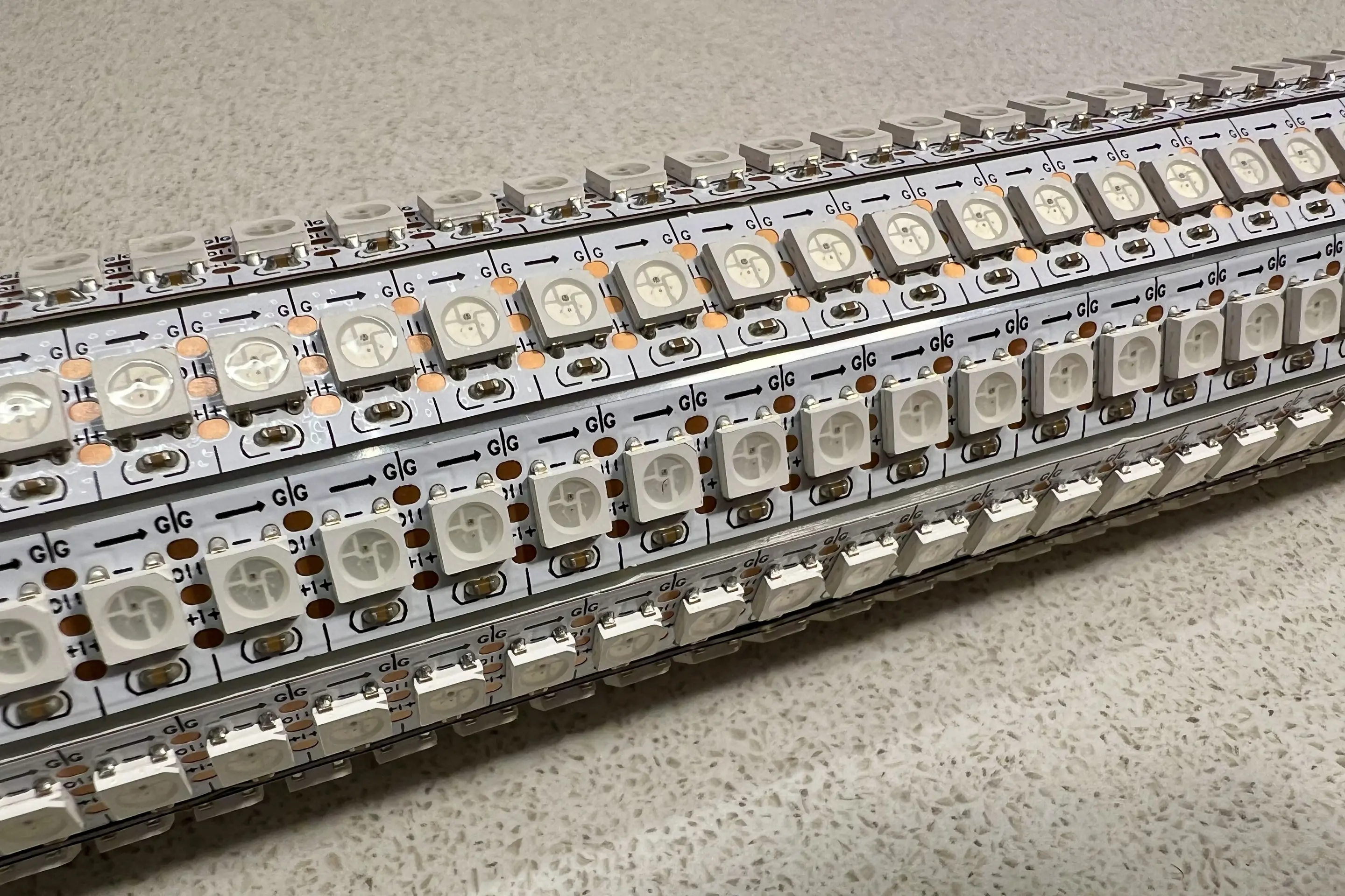 Projekt Radar Demonstrator LED Tube Rohr WS2812 ECO