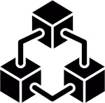 Icon-schema-stations-network-box-crates-process-technology-system-connection