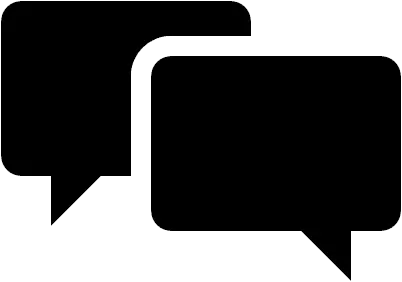 Icon-Sprechblasen-Zwei-Sprechen-Austausch