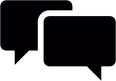 Icon-Sprechblasen-Zwei-Sprechen-Austausch