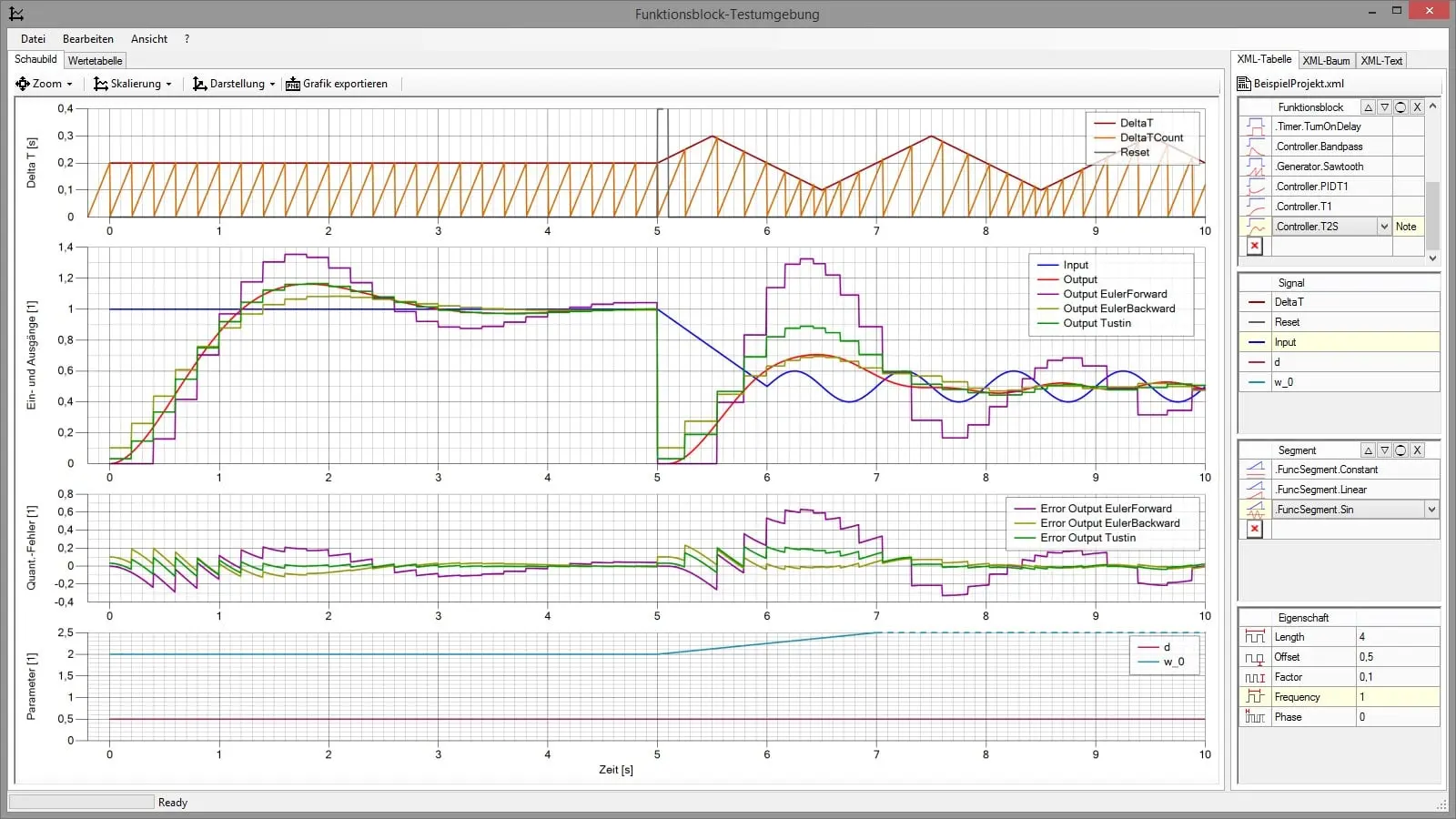 Projekt-Automatisierungsbibliothek-Simulation-Regler-Software-Screenshot