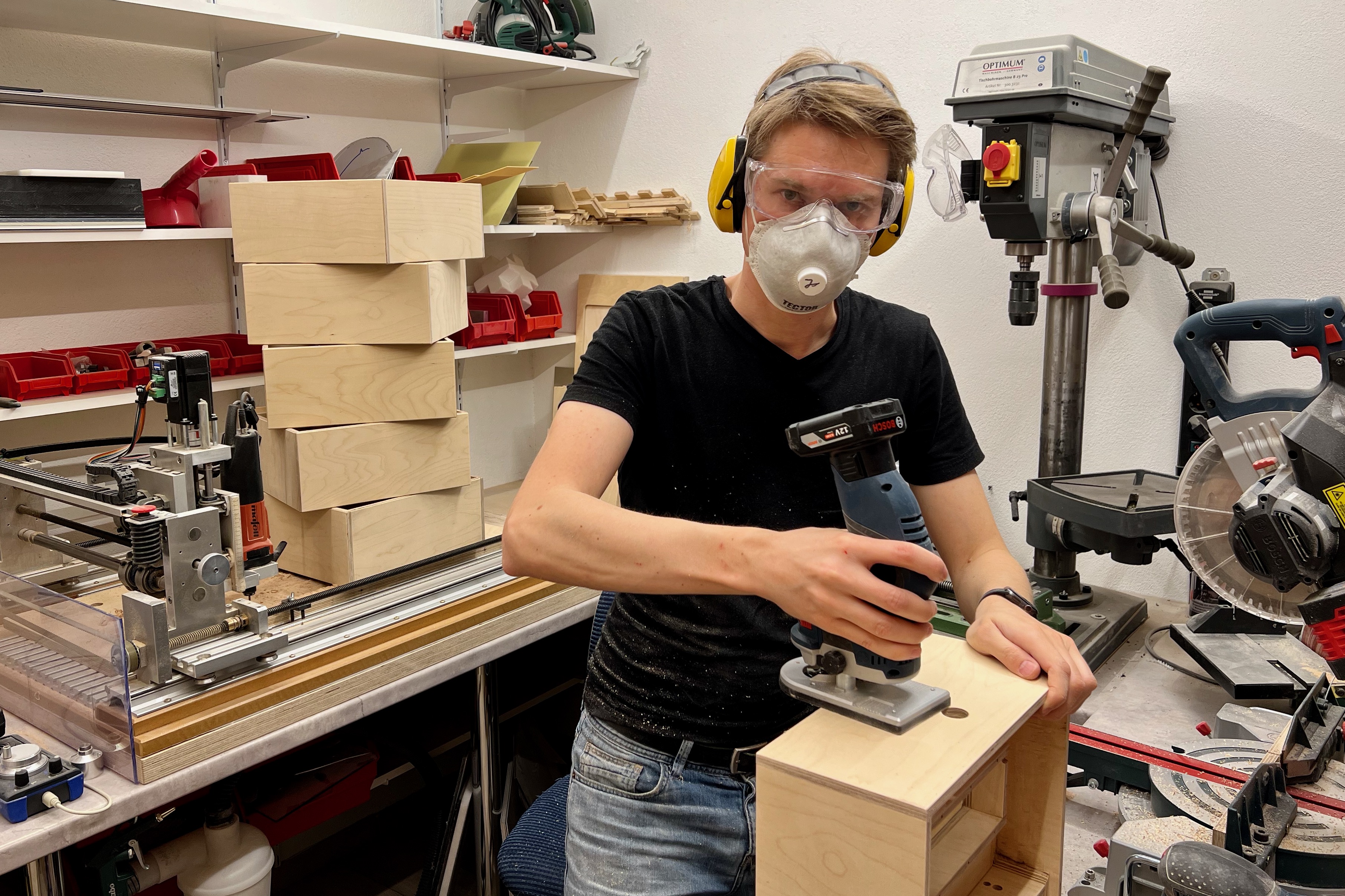 Projekt Radar-Demonstrator Werkstatt CNC Ingenieur Johannes Glaser
