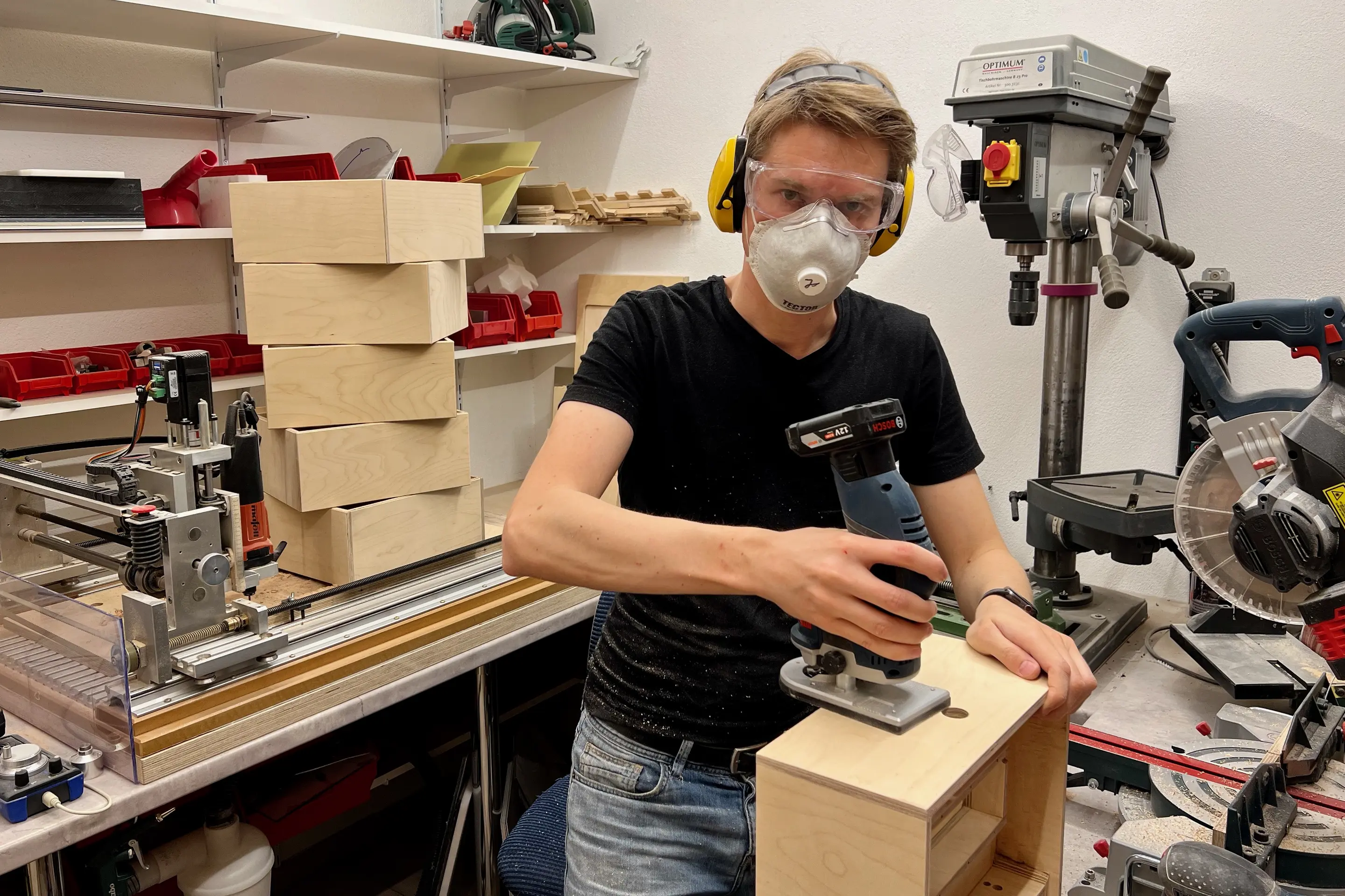 Projekt Radar-Demonstrator Werkstatt CNC Ingenieur Johannes Glaser