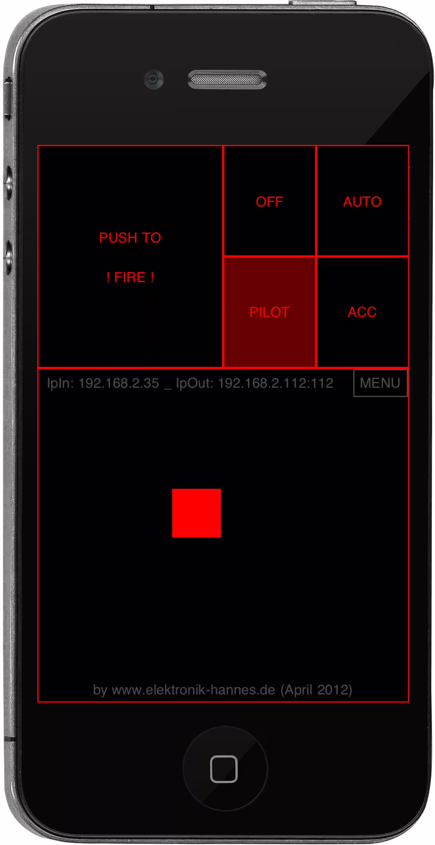 Projekt‑Wasserwerfer‑App‑Finale‑Software‑Screenshot