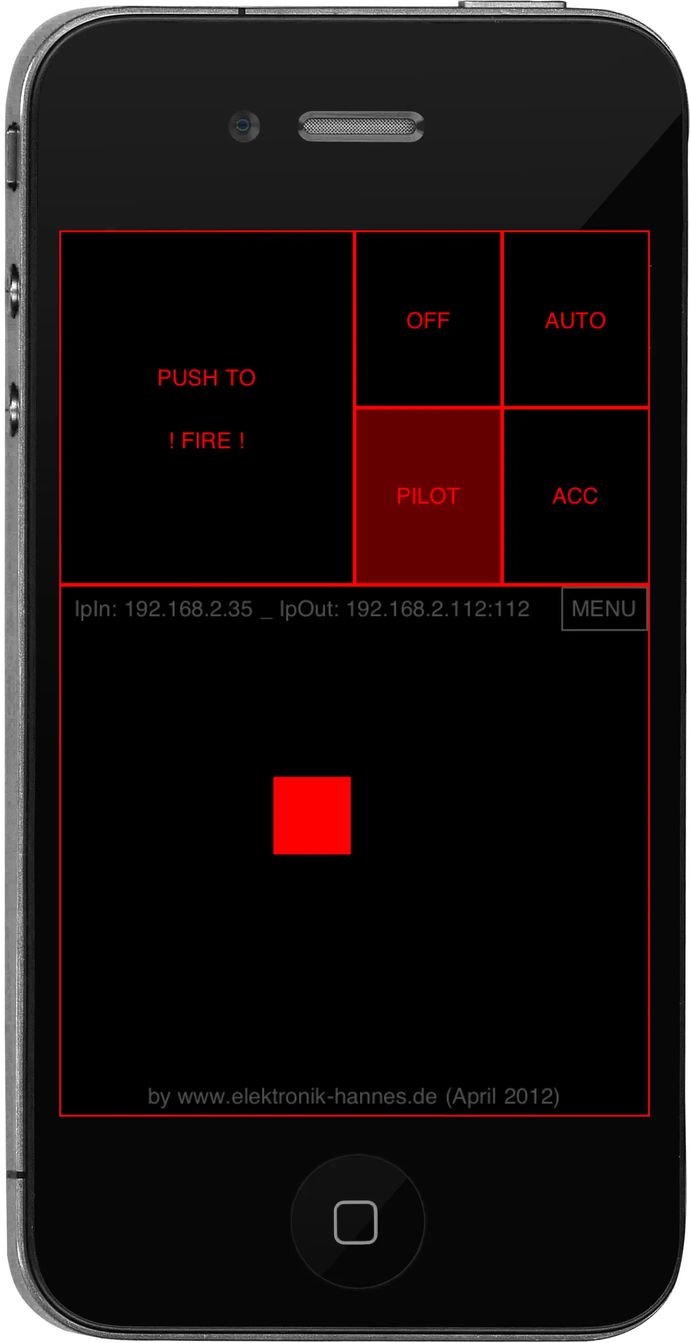 Projekt‑Wasserwerfer‑App‑Finale‑Software‑Screenshot