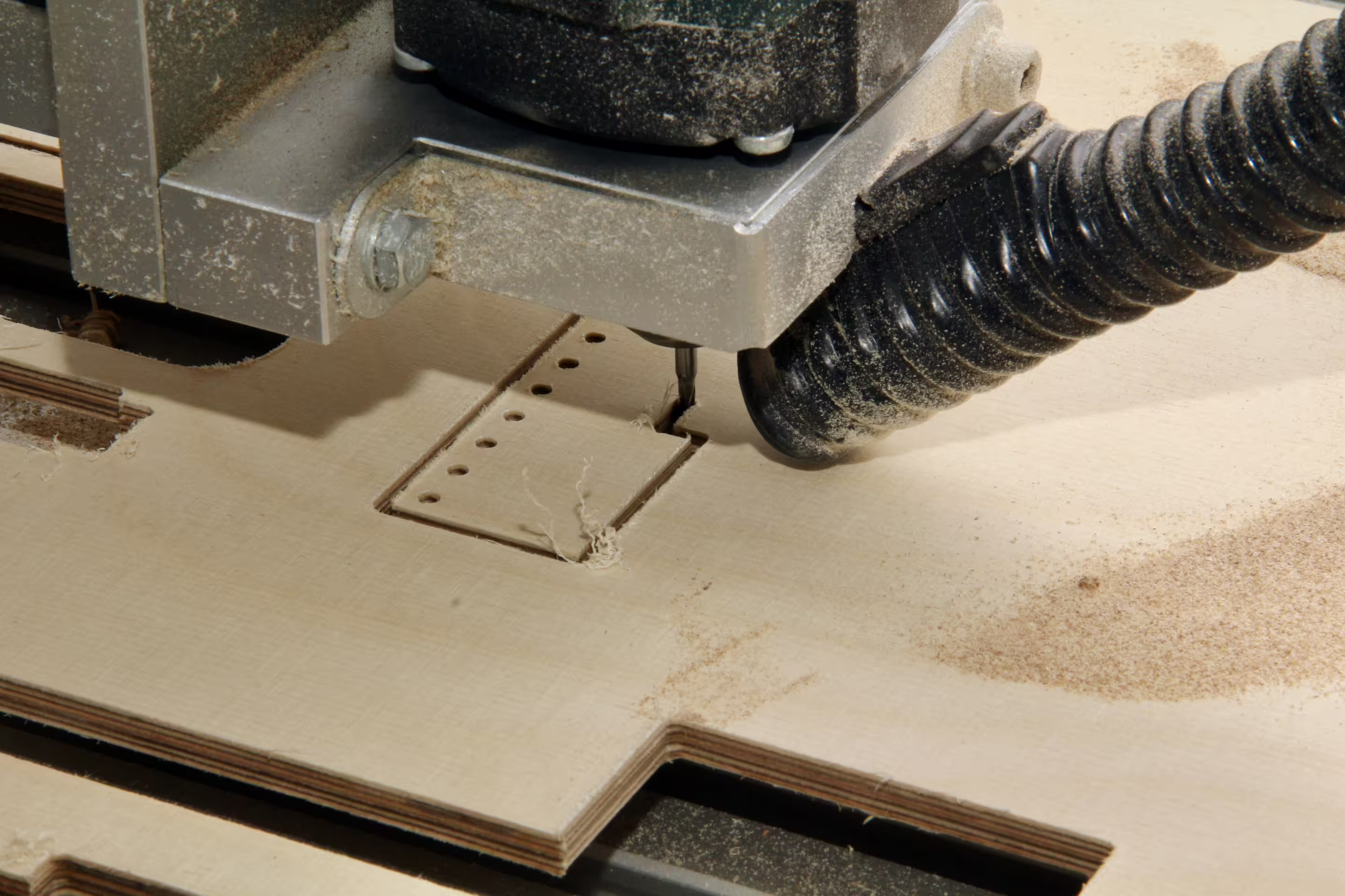 Projekt Kugelwaage CNC Fräse Holz
