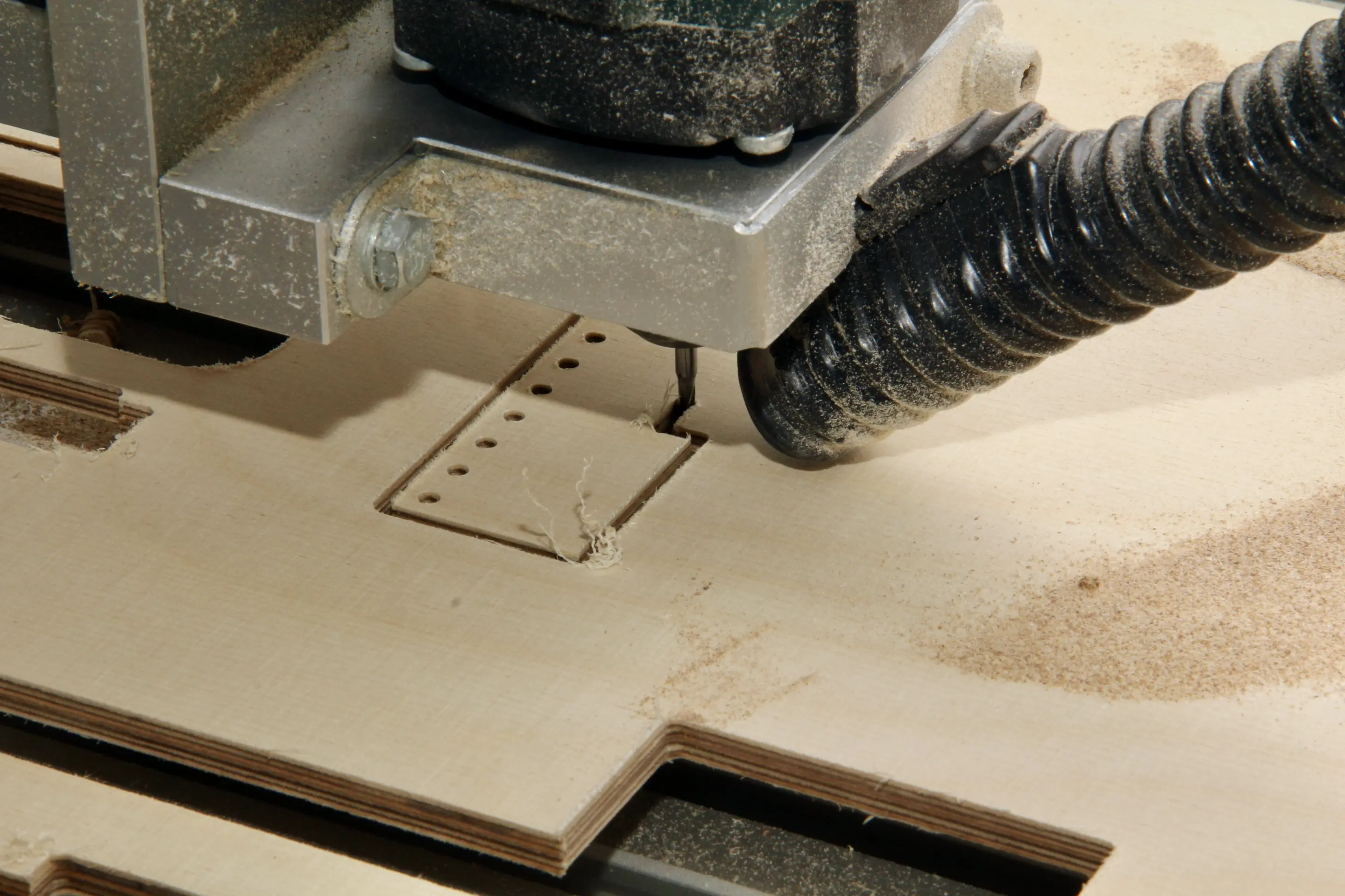 Projekt Kugelwaage CNC Fräse Holz