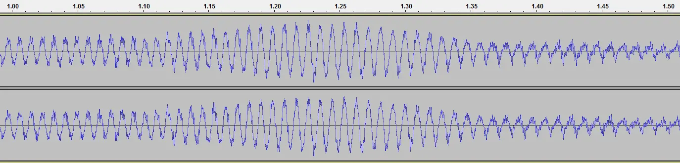 Projekt Kugelwaage Motorgeräusch Audio Aufnahme Frequenz