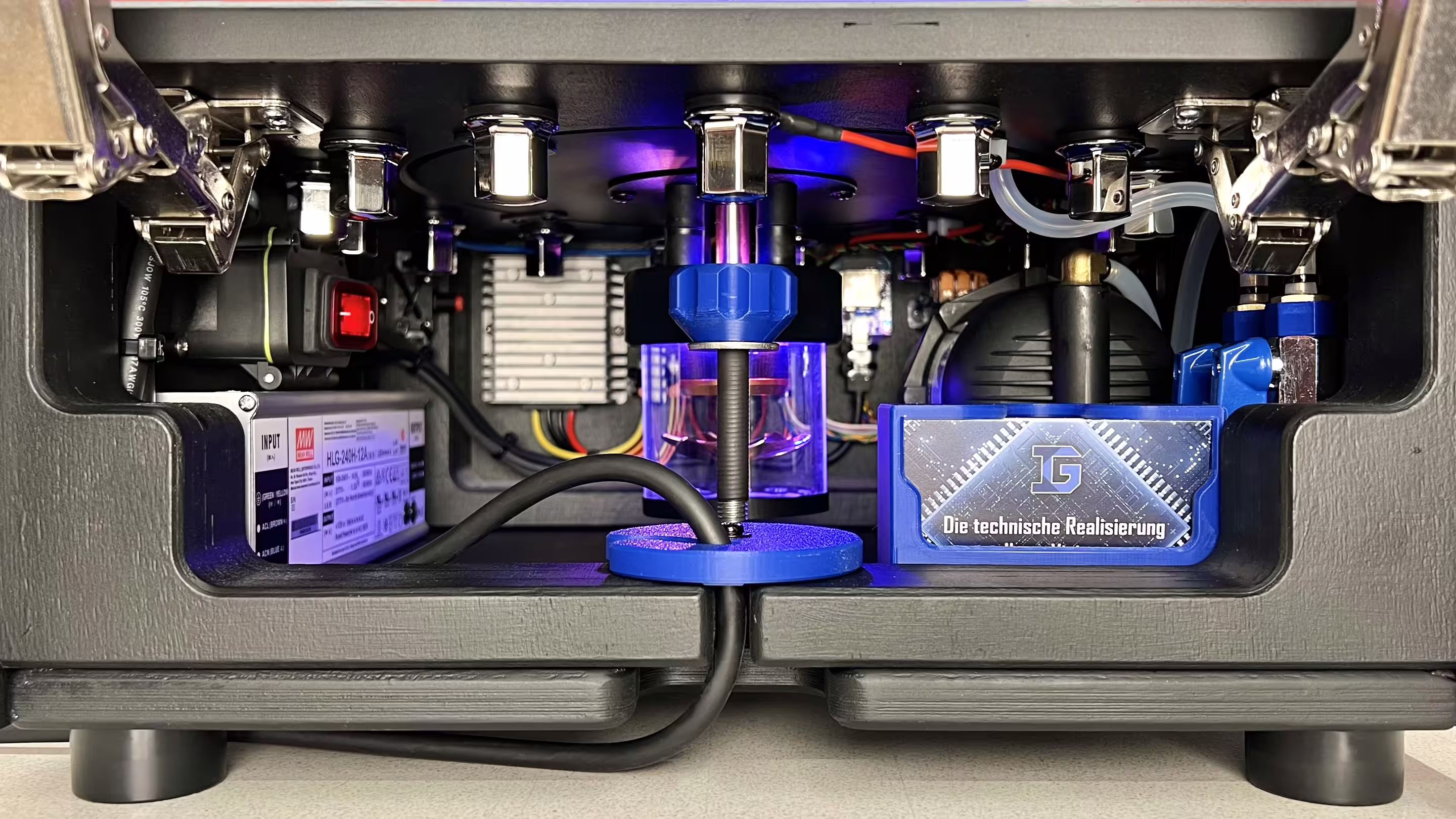 Projekt Messeexponat Details Sockel Technik