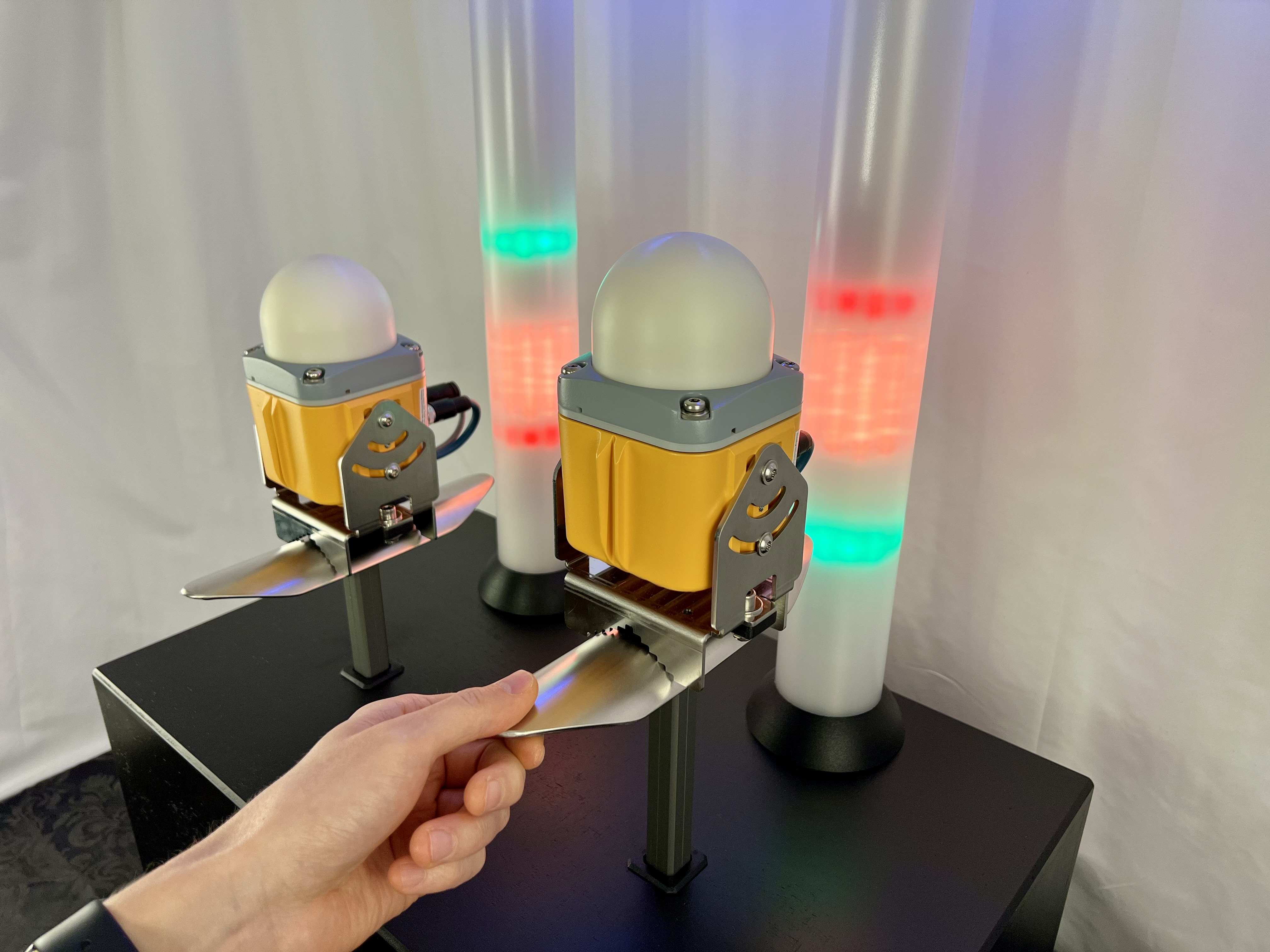 Projekt Radar Demonstrator LED Effekt Gegenläufige Bewegung