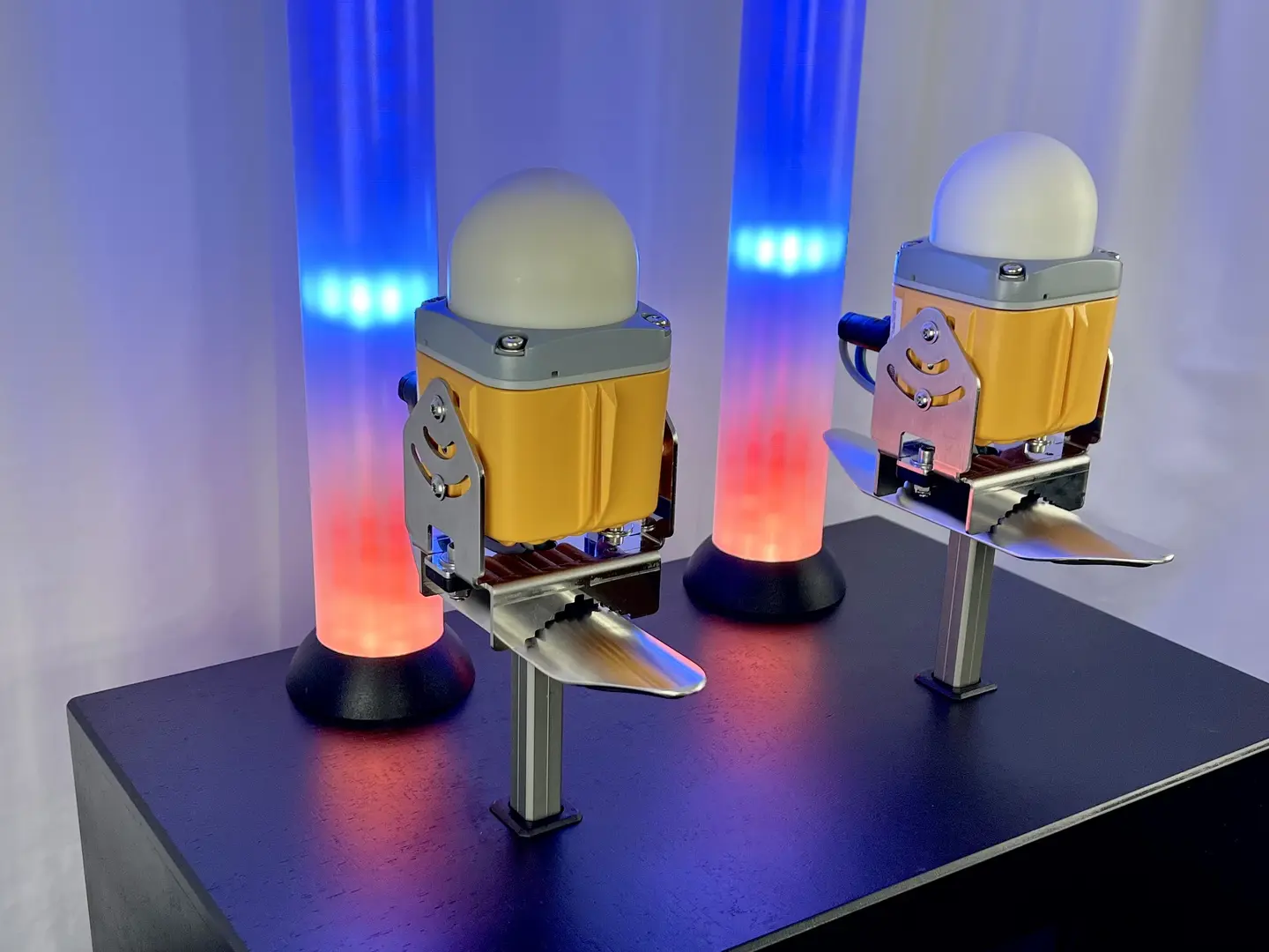 Projekt Radar Demonstrator LED Effekt Sonnenuntergang Nachthimmel Sternschnuppen